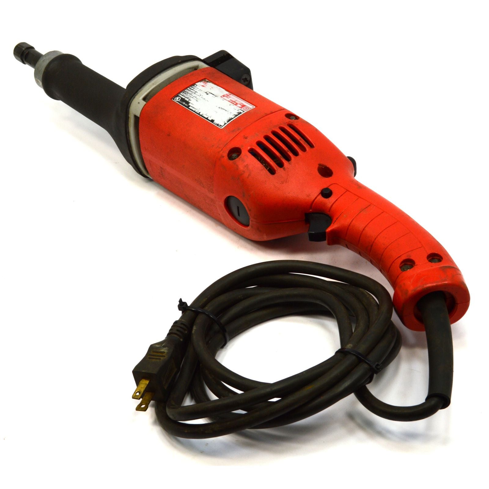 Used Milwaukee 5196 Heavy Duty 11 Amp 14,500 RPM Electric Die Grinder - Perfect for Metalworking, Wood Carving & DIY Projects