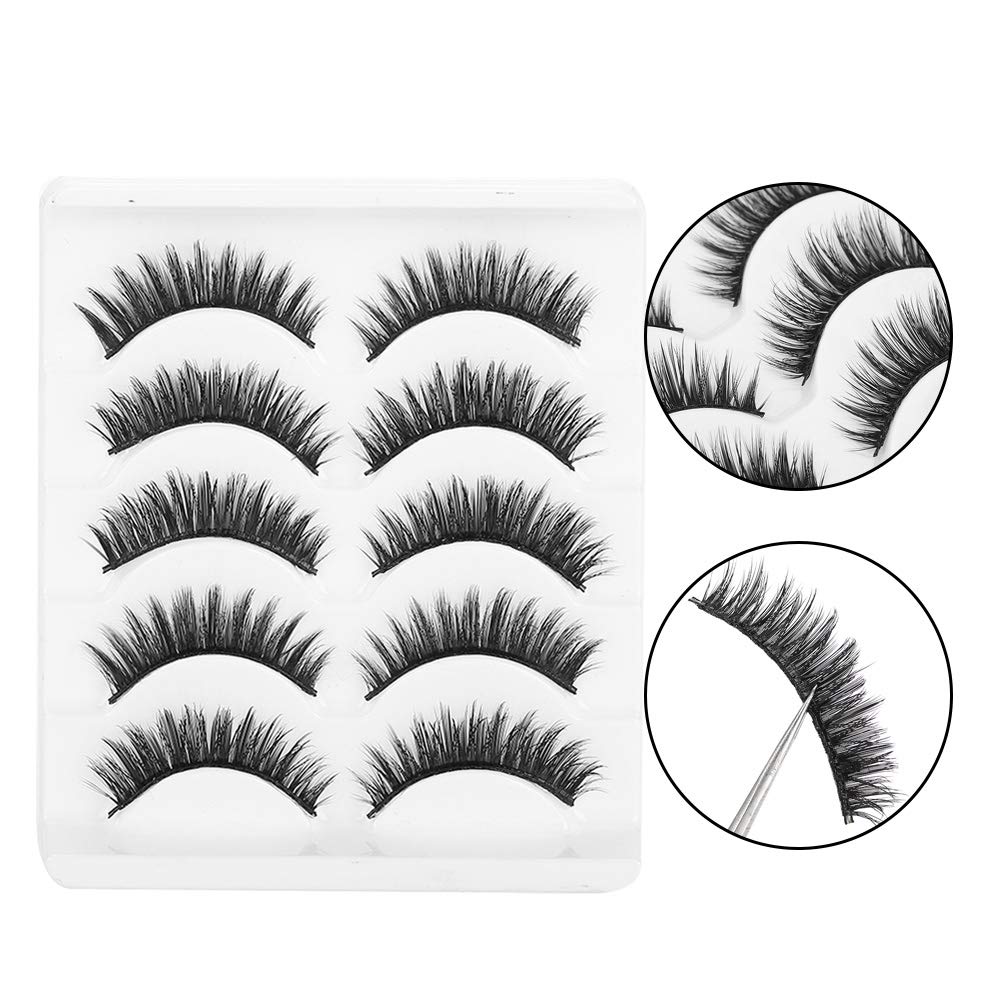 3D Handmade False Eyelashes - Long Reusable Curly Eyelash Extensions for Natural Volume (Style 03) | Perfect for Daily Wear, Special Occasions & Professional Makeup Artists