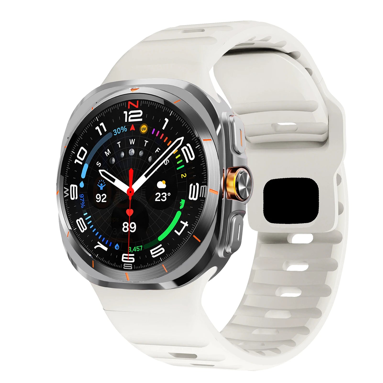 Durable Silicone Bands for Samsung Galaxy Watch Ultra - Comfortable & Stylish Replacement Straps for Workouts, Running & Outdoor Activities