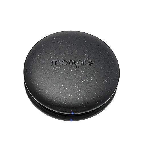 MOOYEE Rechargeable Portable Mini Massager for Back, Shoulder & Leg Pain Relief - Wireless Body Massager with Gel Pads & Smartphone App Control - Perfect for Home, Office & Travel Relaxation