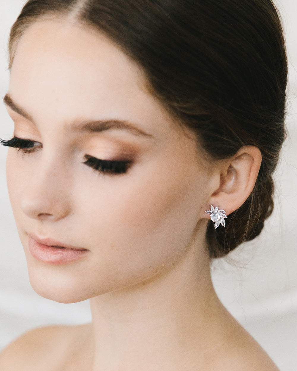 Marla CZ Stud Earrings for Women - Sparkling Cubic Zirconia Earrings for Everyday Wear & Special Occasions