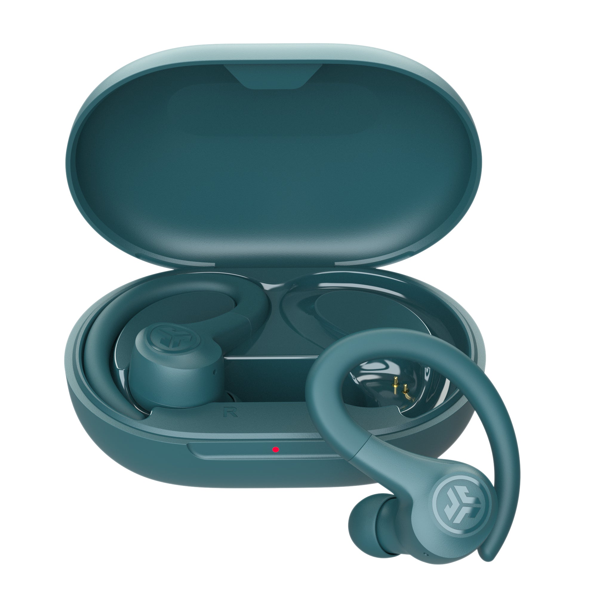 GO Sport+ True Wireless Bluetooth Earbuds with Noise Cancellation - Sweatproof Wireless Headphones for Running, Gym & Workout - Teal Color