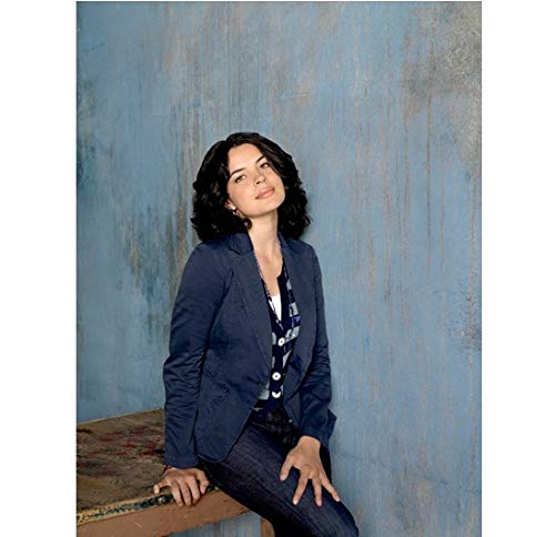 New Amsterdam Zuleikha Robinson as Eva Sitting on Bench 8x10 Inch Photo - Perfect for TV Show Fans, Home Decor, and Collectors