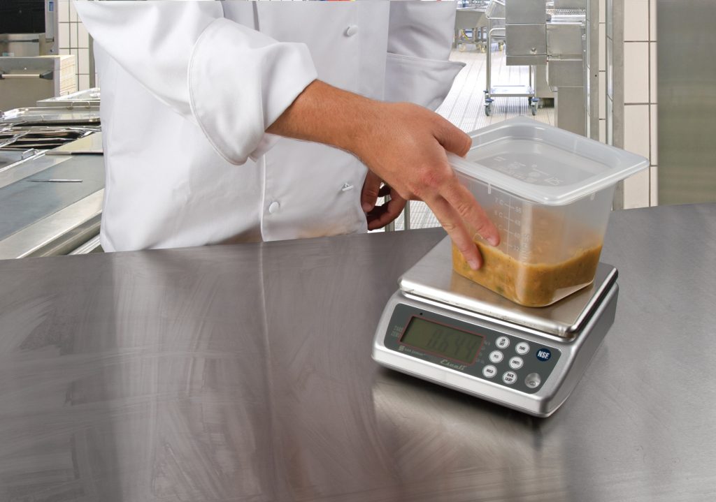 Digital Washdown Scale - 33 lb Capacity, Waterproof & Durable for Commercial Kitchens, Food Processing, and Industrial Use