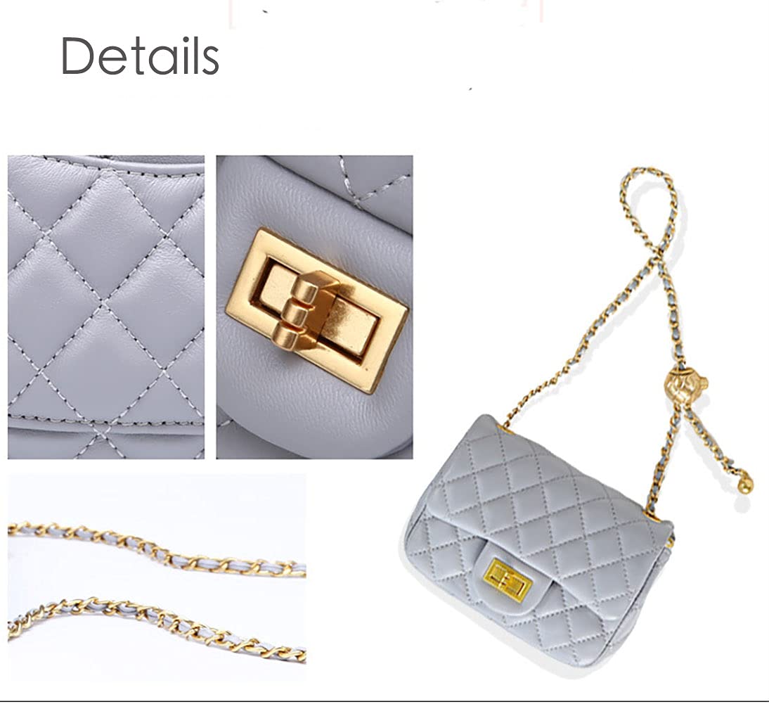 Luxury Designer Handbags for Women - Genuine Leather Quilted Clutch & Crossbody Purse | Perfect for Evening Parties, Date Nights & Daily Use