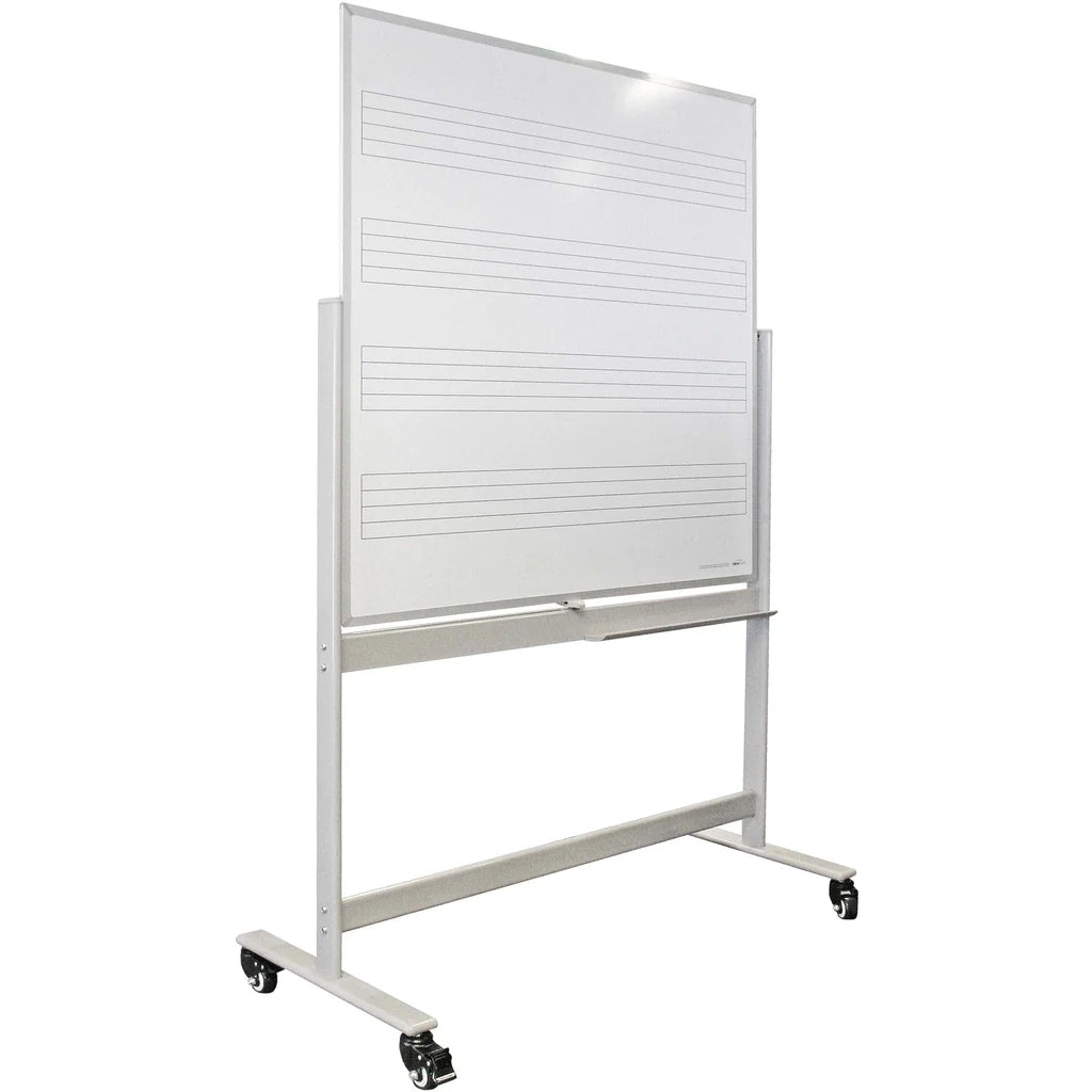 Mobile Music Whiteboard - Portable Dry Erase Board for Kids & Teachers - Perfect for Classrooms, Music Lessons & Home Learning