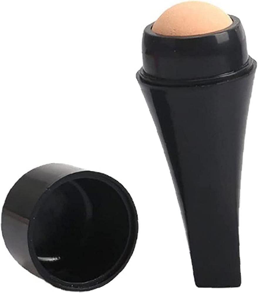 Oil Control Volcanic Face Roller - Khandhar Absorbing Roller Stick for Oily Skin, Travel-Friendly Facial Massage Tool to Reduce Shine & Excess Oil - Perfect for On-the-Go Skincare, Gym, Office & Travel Use