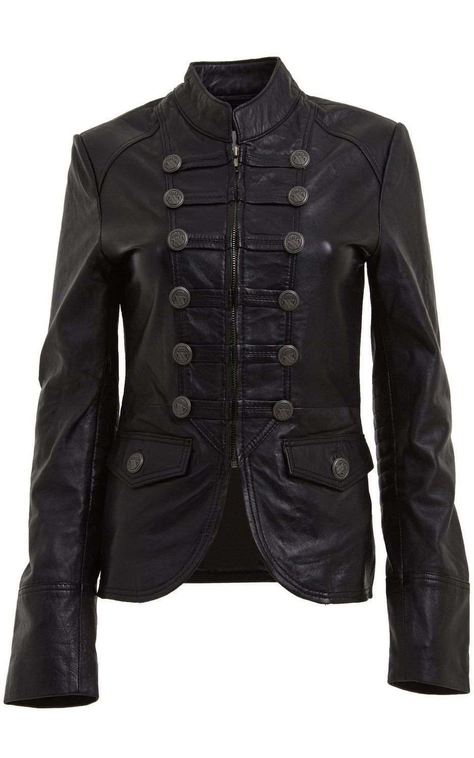 Women's Black Real Leather Jacket - Stylish Fashionable Outerwear for Women | Perfect for Casual Wear, Date Nights & Office Outfits