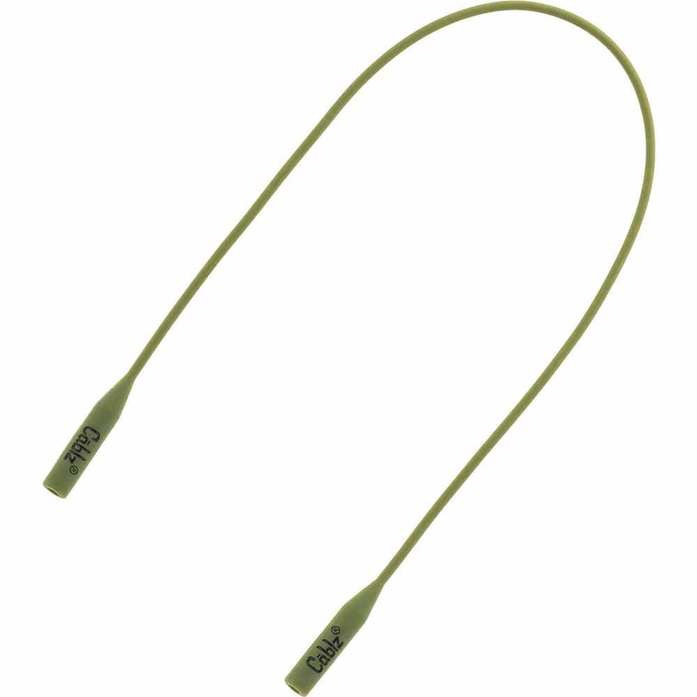Cablz Silicone Eyewear Retainer - 16 Inch Adjustable Strap for Glasses & Sunglasses - Olive Army Green - Perfect for Sports, Running, Fishing & Outdoor Activities