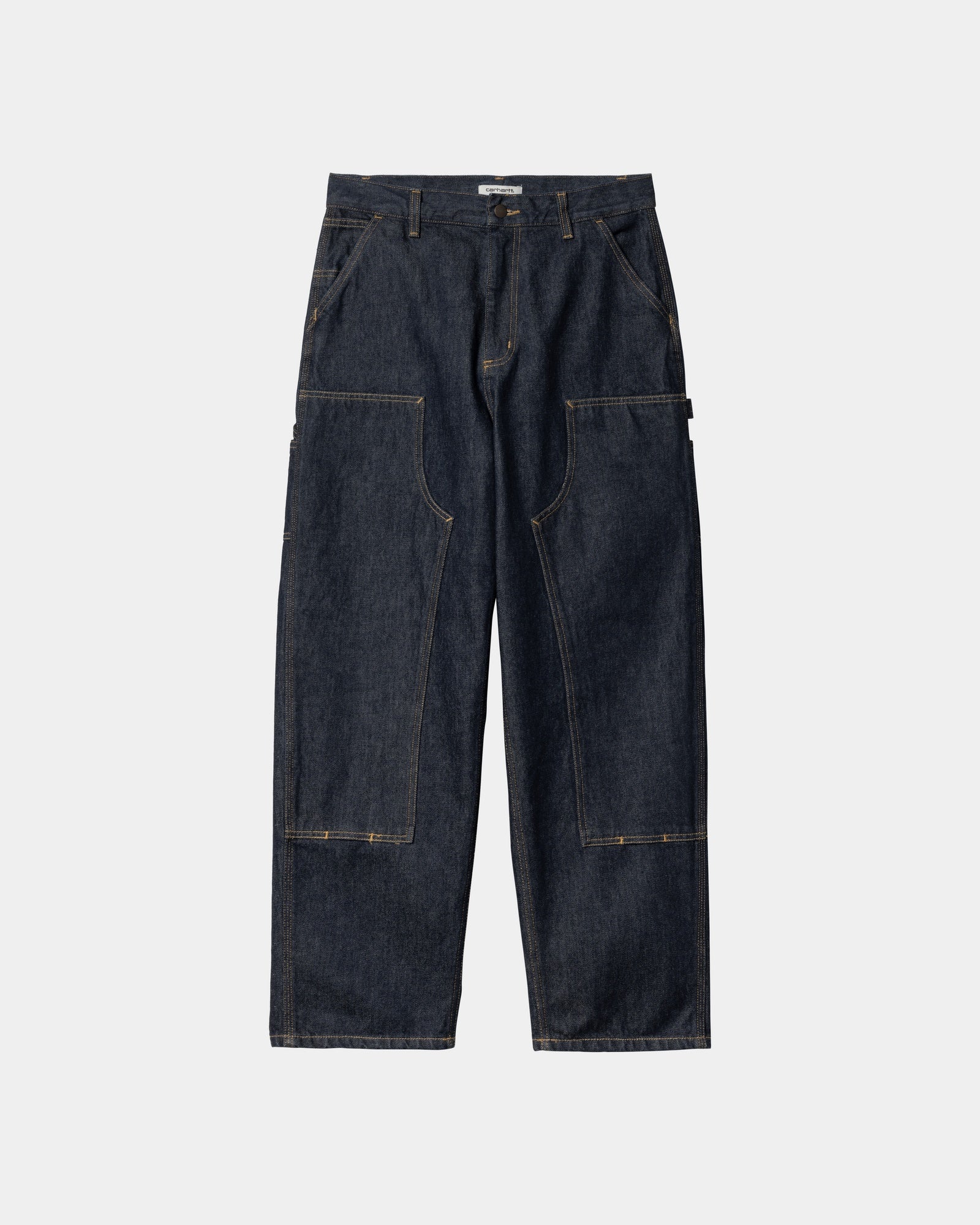 Women's Brandon Double Knee Work Pants - Durable Blue Denim for Construction, Farming & Outdoor Activities