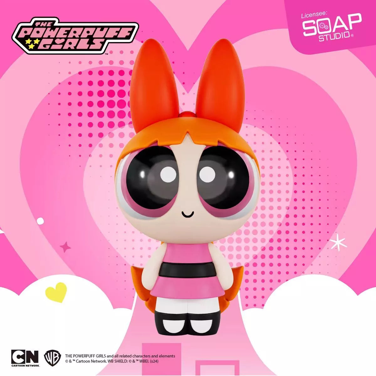 Soap Studio The Powerpuff Girls Blop Blop Series Figure Set - 3-Pack Collectible Action Figures for Kids & Fans | Perfect for Display, Gifts, and Playtime Fun