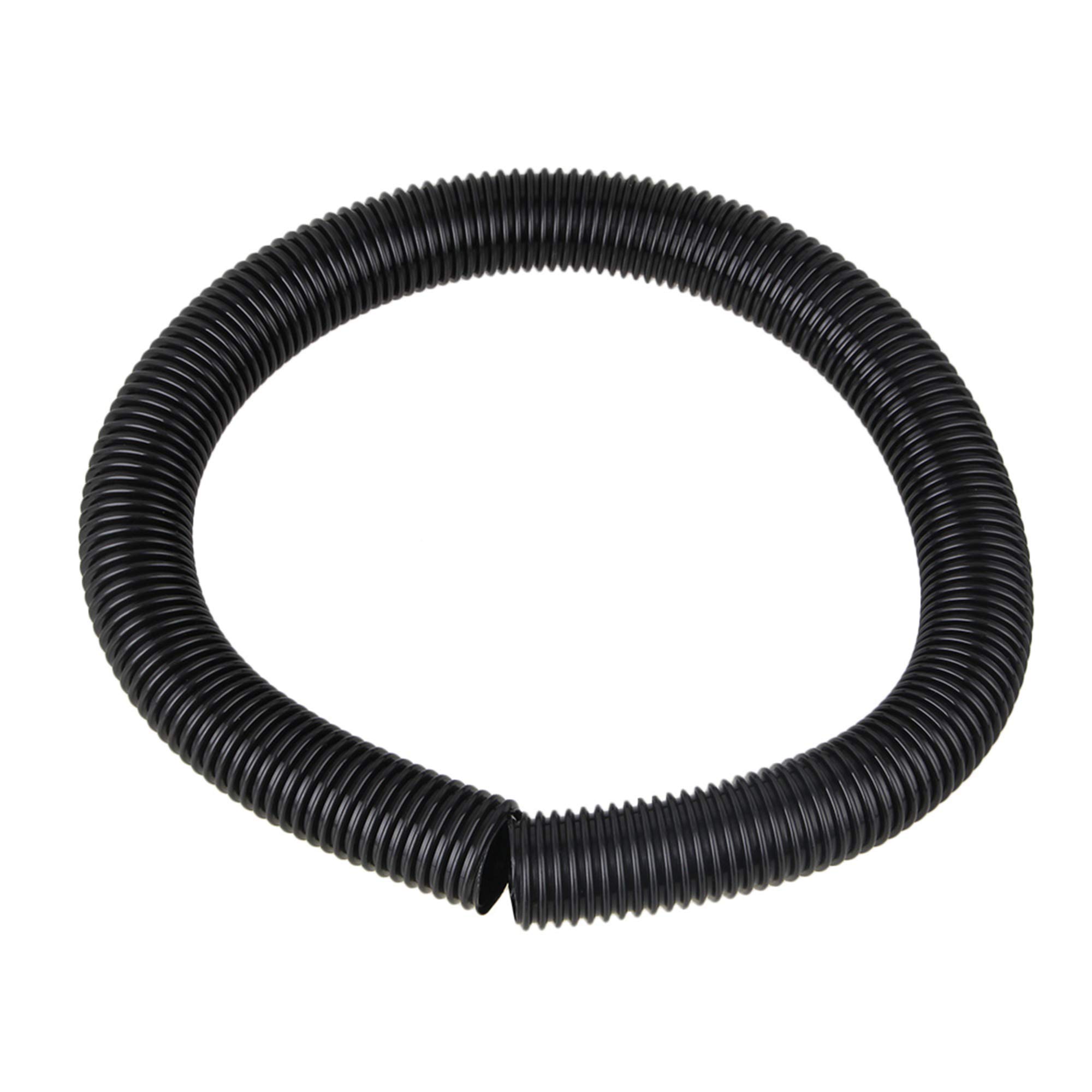 BQLZR 40mm Black Plastic Central Vacuum Hose Kit - Model 00249 - Flexible Industrial Vacuum Accessory for Home & Workshop Cleaning