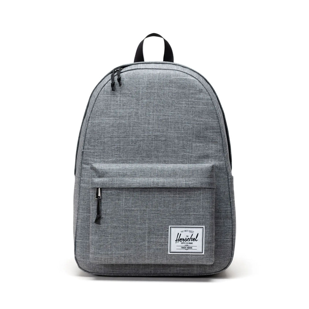 Herschel Classic XL Backpack - Large Travel Backpack for Men & Women, Water-Resistant Raven Crosshatch Design - Perfect for School, Work, Hiking & Travel Accessories