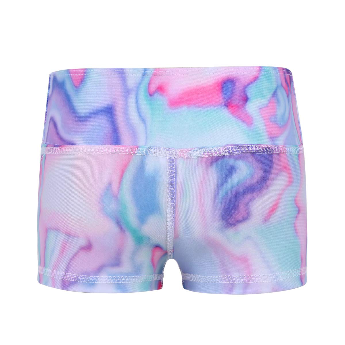 iEFiEL Girls Ballet Dance Shorts - High Waist Booty Shorts for Kids, Yoga, Running, Gym Workout & Activewear - Perfect for Dance Class, Sports & Casual Wear