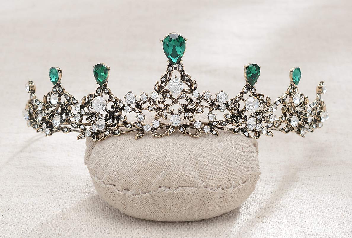 Sparkling Crystal Mermaid Crown - Elegant Birthday Tiara for Princess, Sweet 16 & Quinceañera | Fairy Queen Headband for Parties, Pageants & Special Occasions