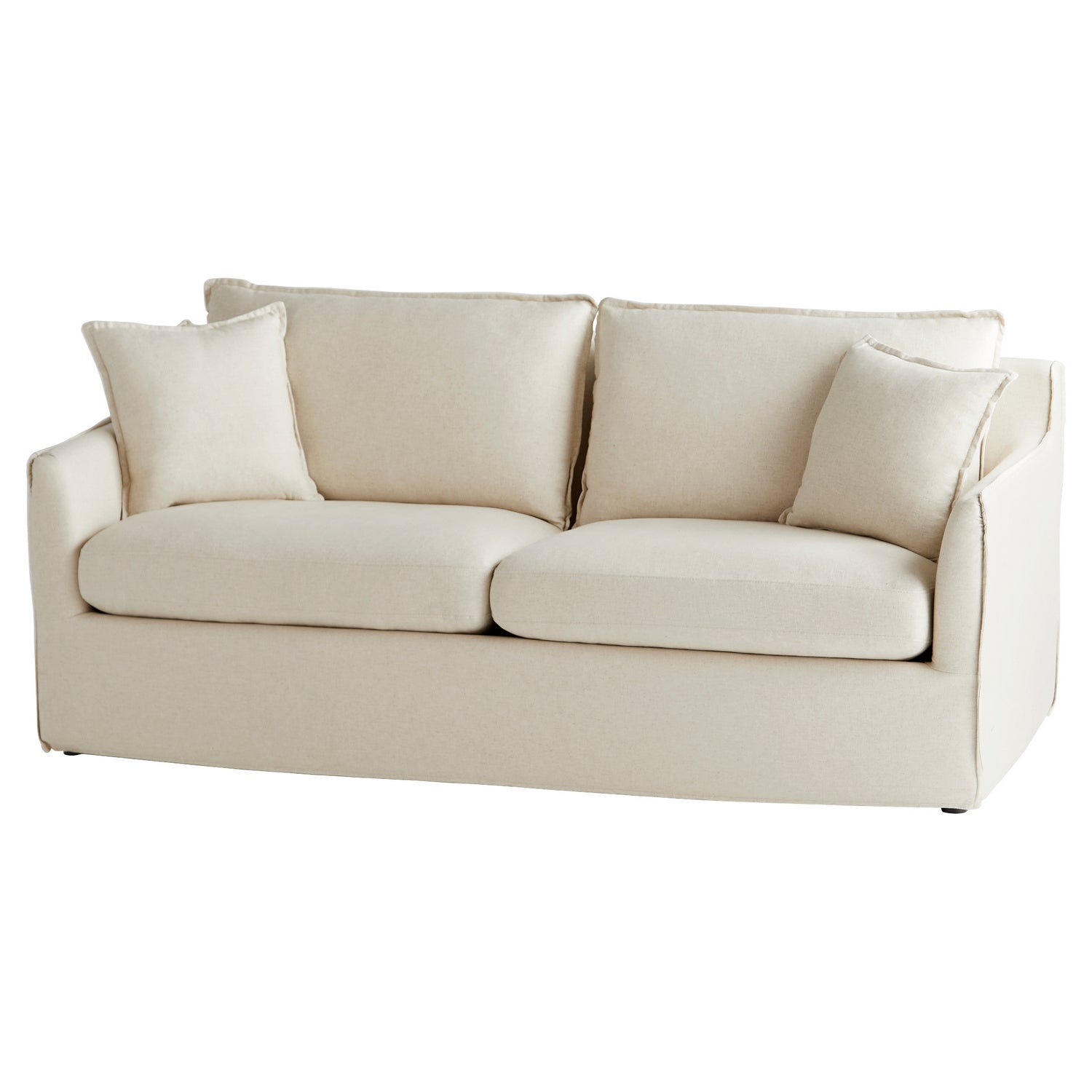 Cyan Design 11378 Sovente Sofa - Cream Upholstered Modern Living Room Furniture for Home Decor & Relaxation