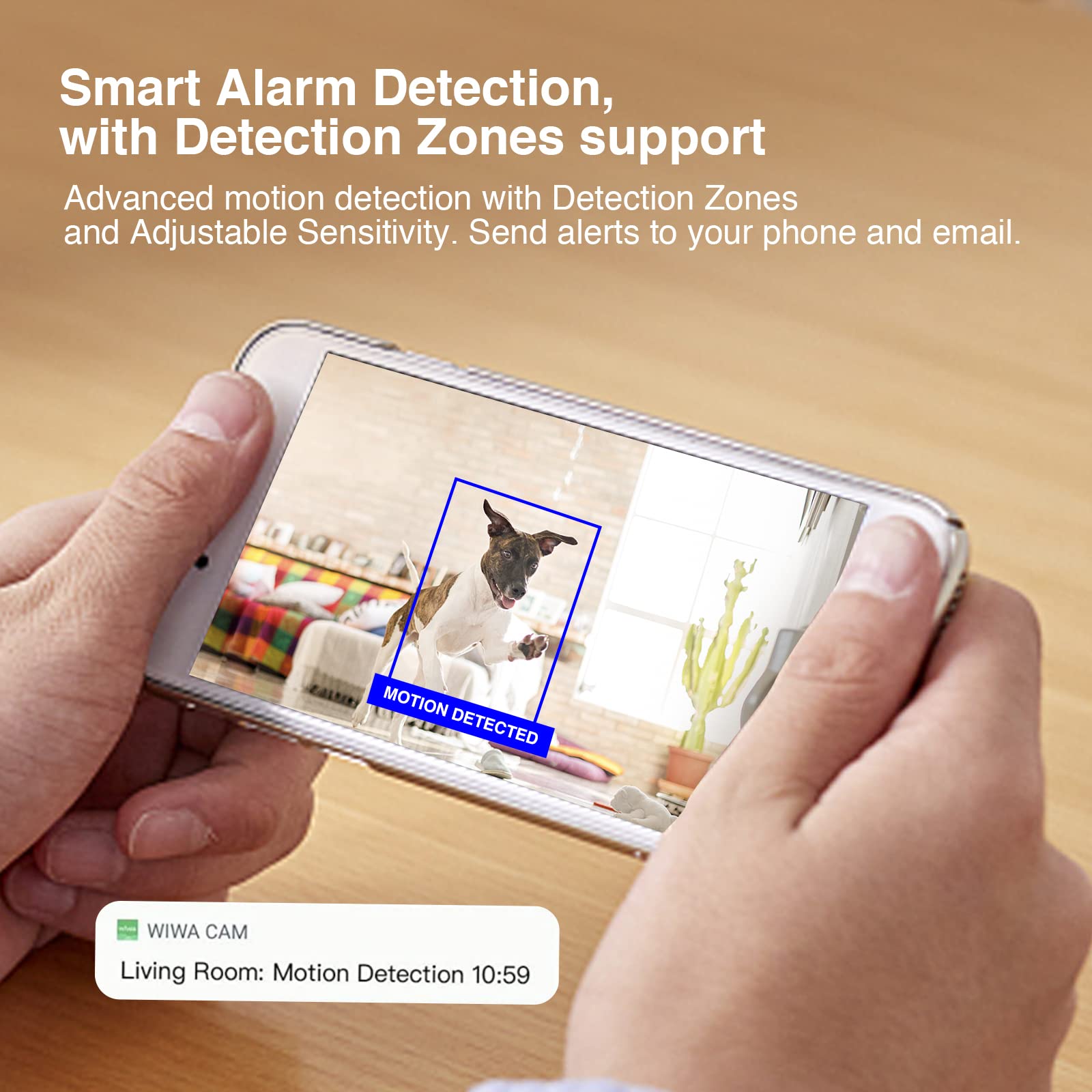 WIWACAM MW5L Small Hidden WiFi Camera 4K Ultra HD - Wireless Nanny Cam for Home Security with Motion Detection, App Control, Battery & SD Card Slot (No Audio) | Indoor Surveillance for Baby Monitoring, Pet Watching & Office Security