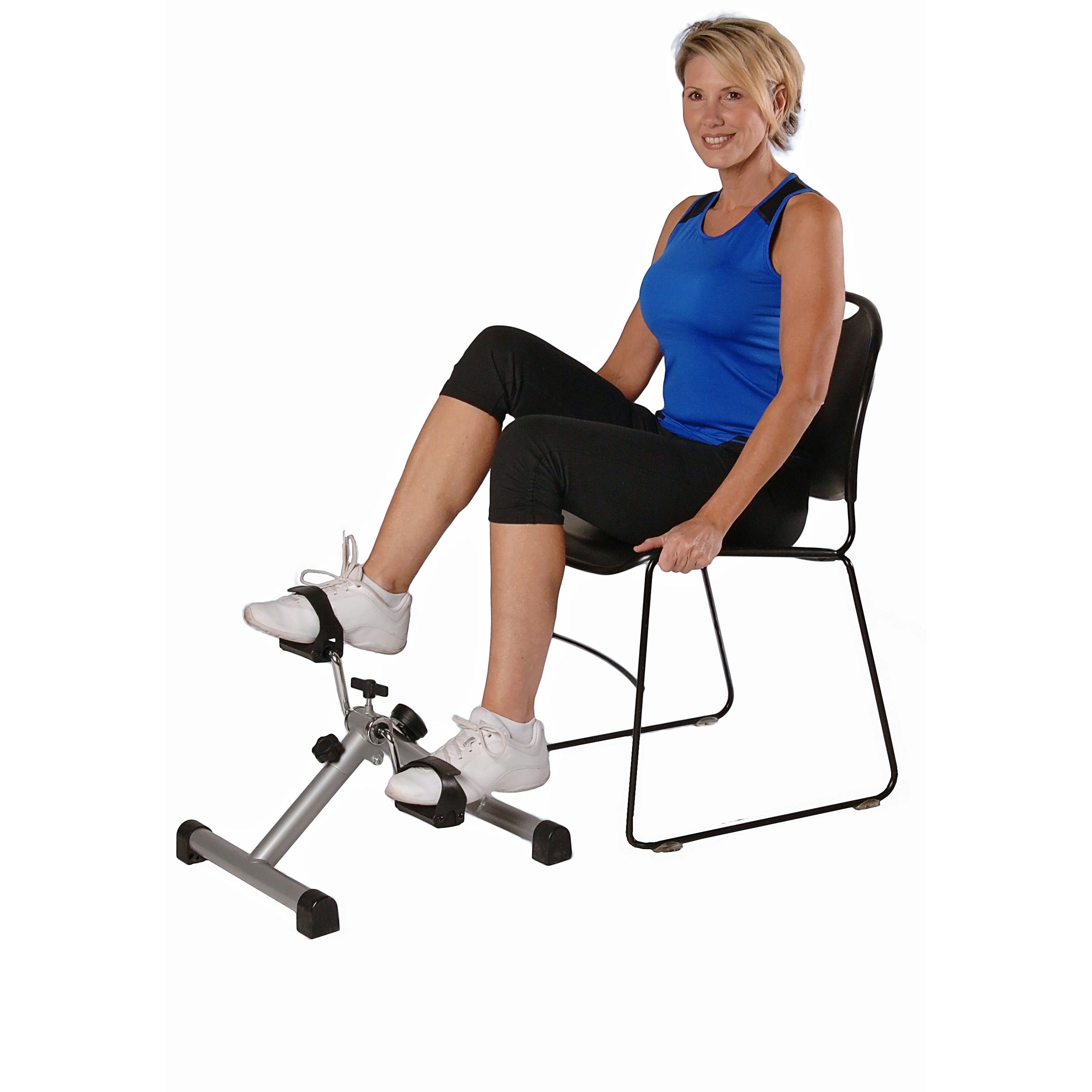Stamina InStride Folding Exercise Bike - Compact Home Workout Equipment for Cardio & Strength Training | Perfect for Small Spaces, Apartments & Home Gyms