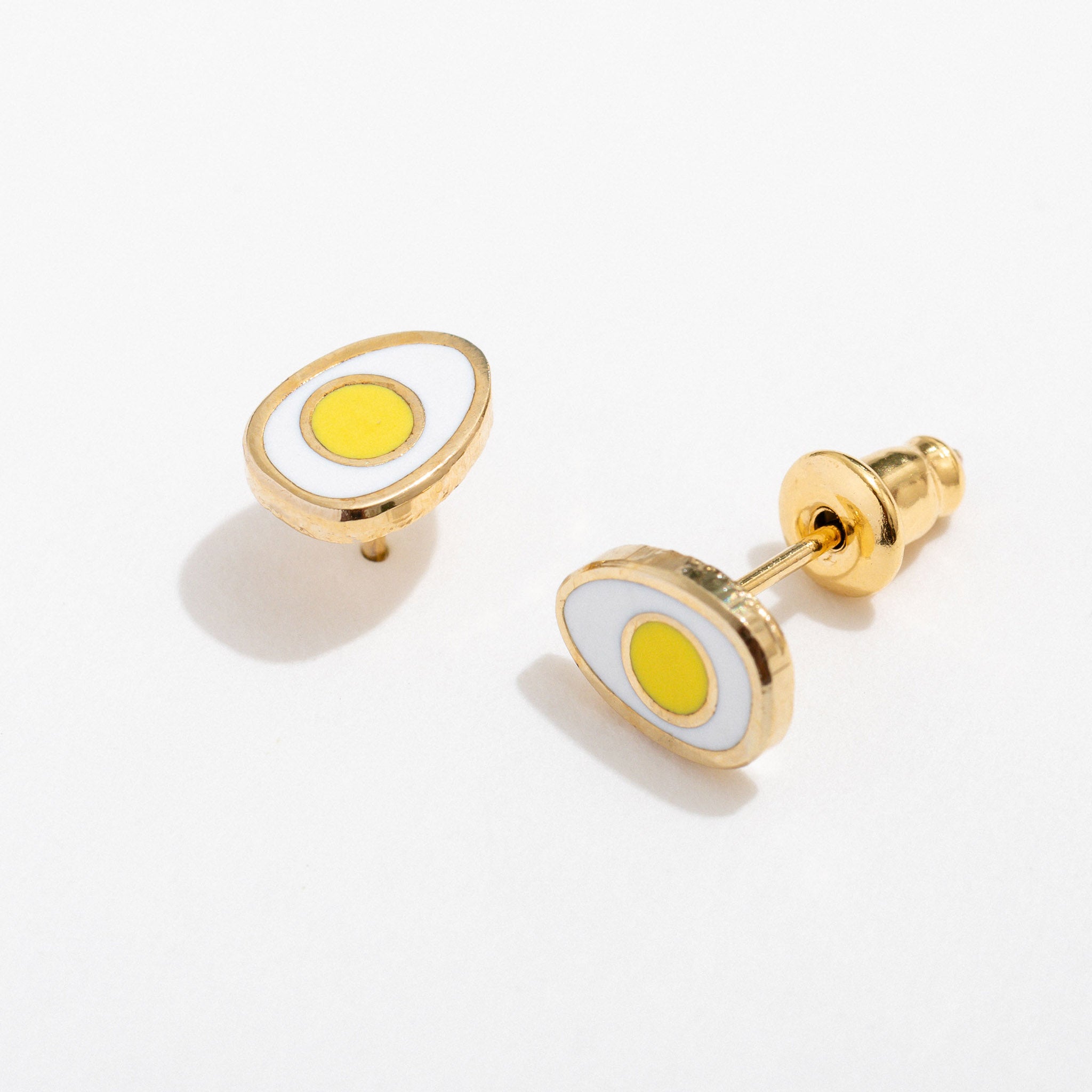 Trendy Egg Stud Earrings for Women - Minimalist Gold & Silver Studs for Daily Wear | Perfect Gift for Her, Birthday, Anniversary, or Valentine's Day