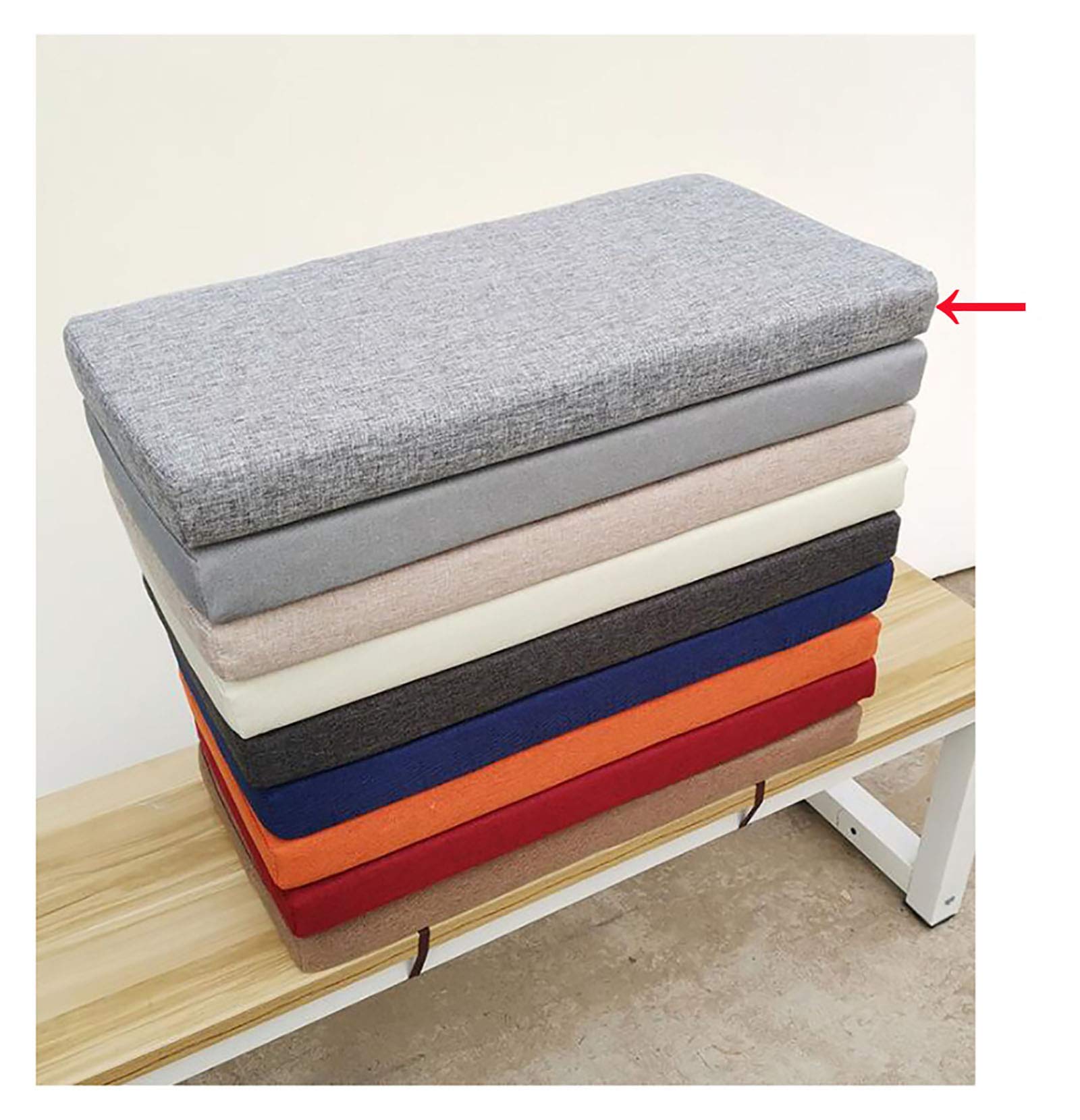 Wangk Settee Cushion - Premium Outdoor Bench Seat Pad for Patio Furniture, Kitchen & Dining Benches - Indoor/Outdoor Use - Comfortable & Durable - Perfect for Backyard, Deck, Garden & Sunroom Relaxation