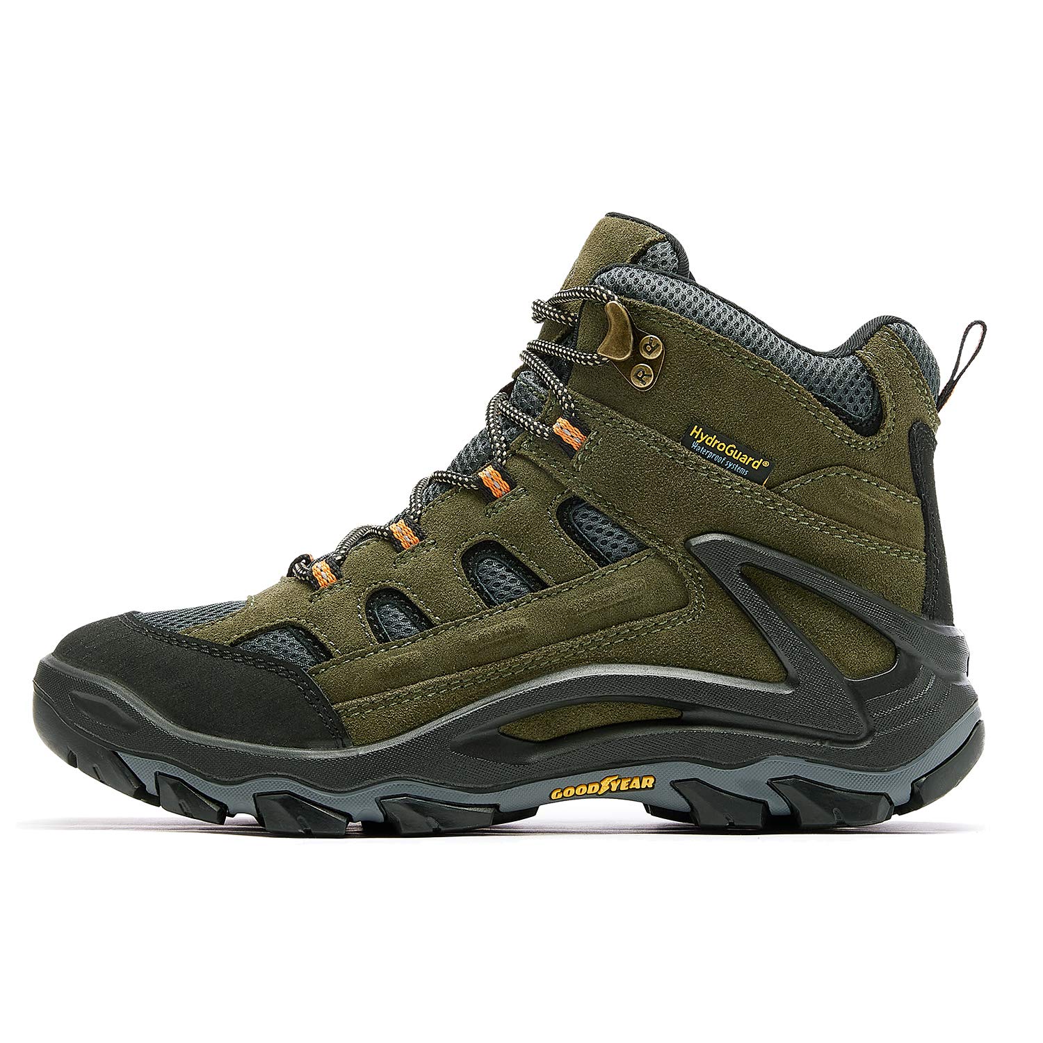 **ROCKROOSTER Men's Waterproof Hiking Boots - Lightweight & Durable Outdoor Shoes for Trekking, Camping & Trail Walking**
