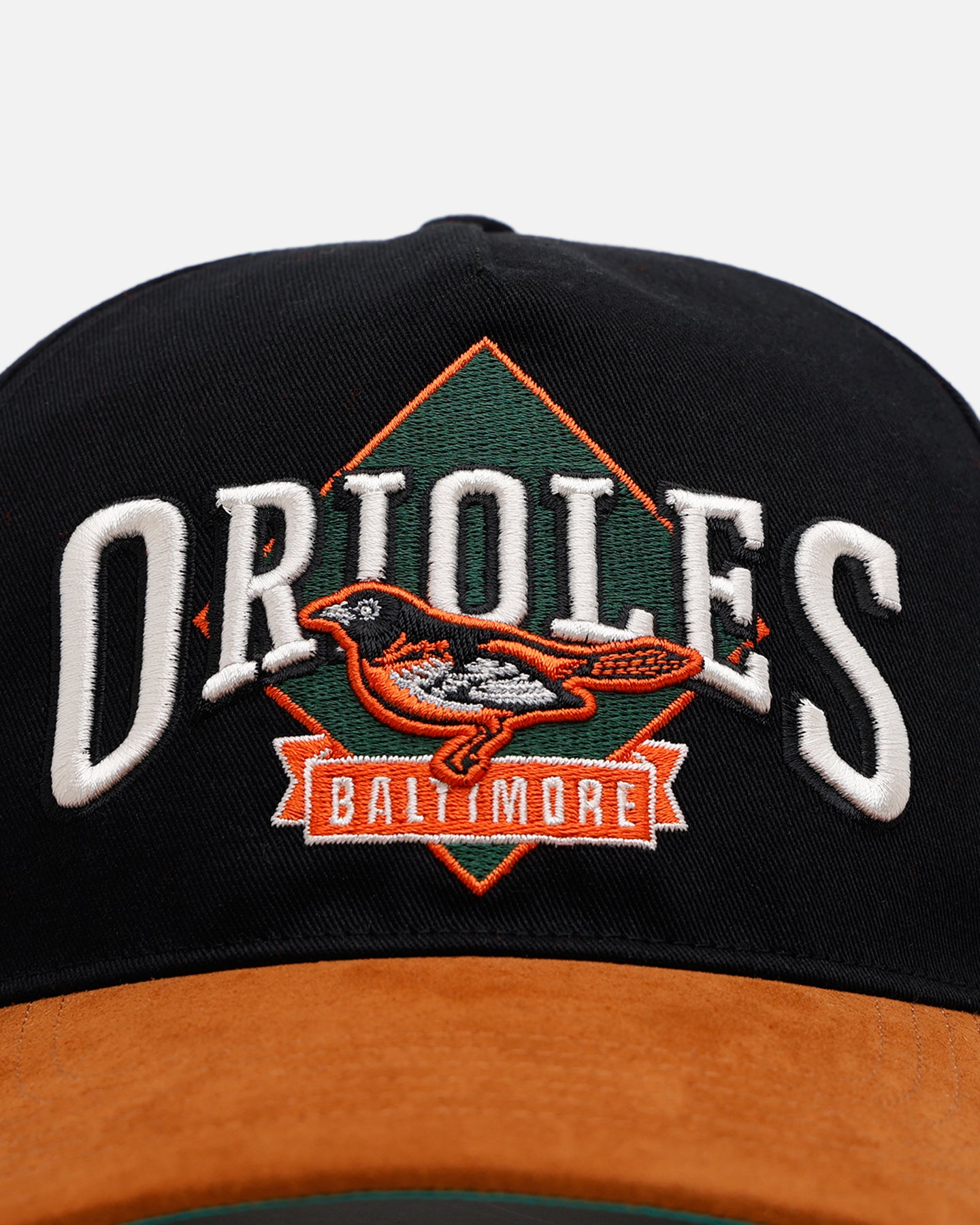 47 Brand Baltimore Orioles 'Diamond' 47 Offside Snapback Black Hat - Adjustable Baseball Cap for Men & Women - Perfect for Sports Games, Casual Wear & Fan Collections