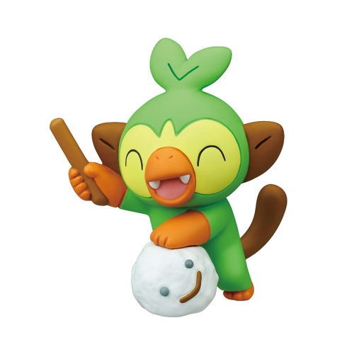 Pokemon Sword & Shield Play In Snow 1 Inch Takara Tomy Mini Figure - Collectible Toy for Kids & Fans - Perfect for Display, Gifts & Game Themed Decor