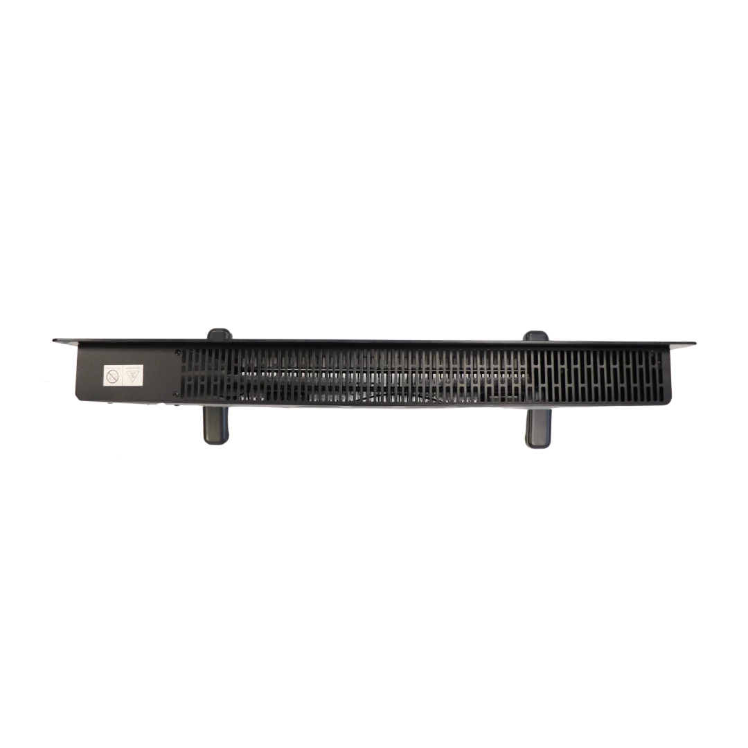 Smart WiFi-Enabled Black Glass Panel Heater - Wall Mount or Freestanding with Wheels for Home & Office Use | Perfect for Bedroom, Living Room & Basement Heating