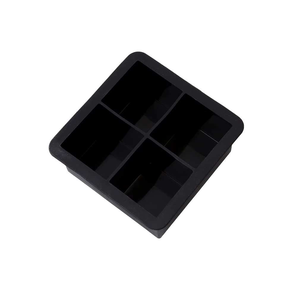 Premium Silicone Ice Ball Maker Mold - 4/8 Grid Large Round Ice Cube Tray for Whiskey, Cocktails & Drinks - BPA-Free Food Grade DIY Ice Maker for Home Bar, Parties & Entertaining