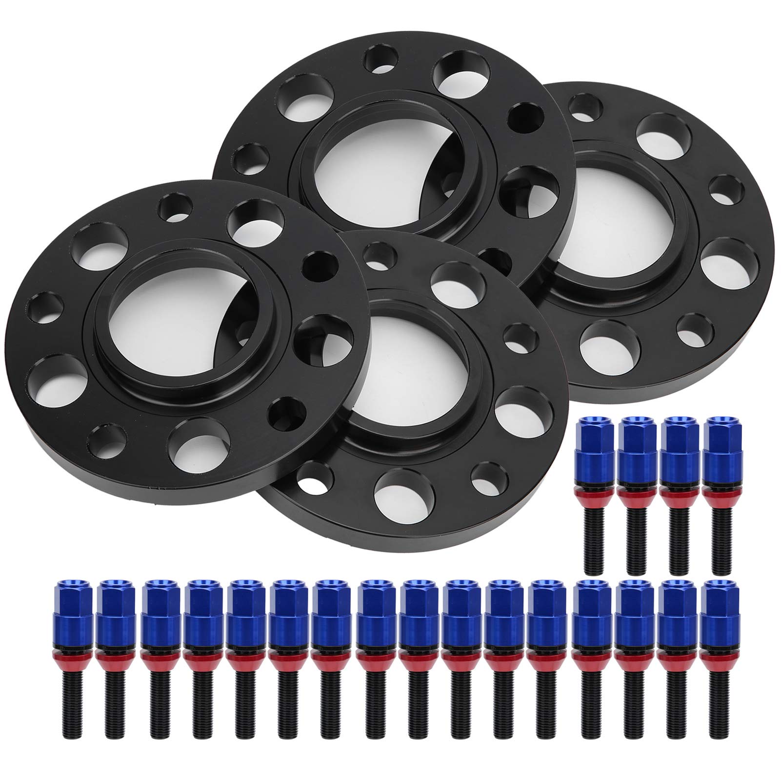 High-Strength 6061-T6 Aluminum Wheel Spacers - Heat Treated & Anti-Corrosion Hub Adapters for Trucks, Jeeps & SUVs (Blue) - Perfect for Off-Roading, Lifting & Custom Wheel Fitment