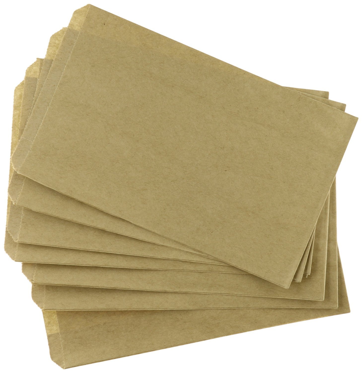 150 Brown Kraft Paper Bags with Clear Seals - 5