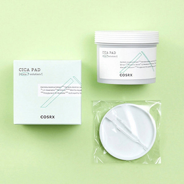 COSRX Pure Fit Cica Pad 150ml (90 Pads) - Soothing & Hydrating Facial Toner Pads for Sensitive Skin | Korean Skincare for Acne, Redness & Irritation Relief | Perfect for Daily Use & Travel Skincare Routine