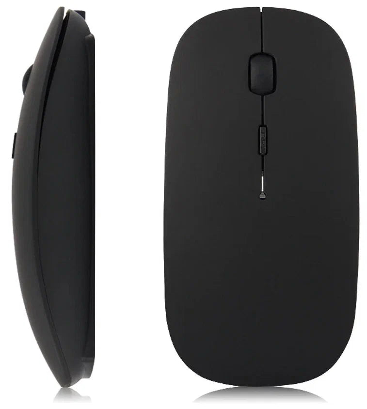 Wireless Bluetooth Mouse for Laptop, Computer, iPad - Rechargeable, Silent Click, Portable Ergonomic Design - Perfect for Office, Home, Travel & Gaming Use
