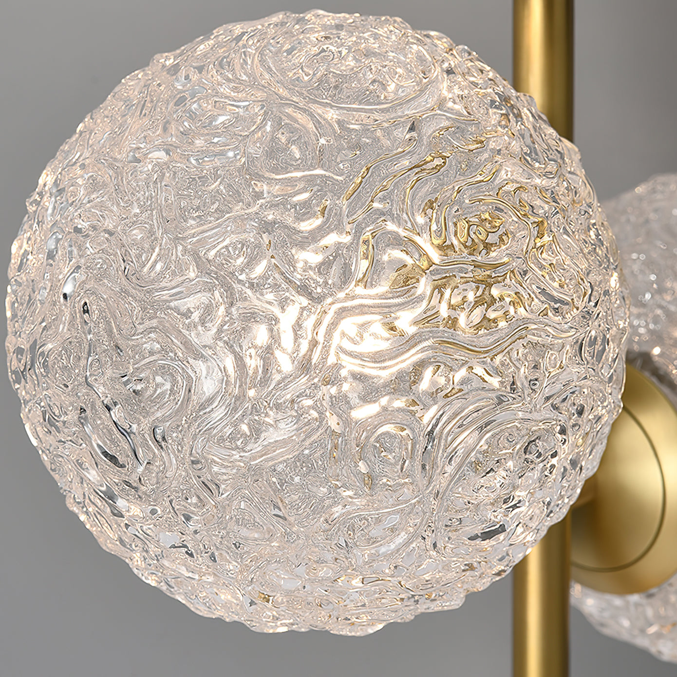 3-Head Glass Ball Table Lamp - Modern LED Desk Light for Bedroom, Living Room & Office - Stylish Ambient Lighting for Home Decor