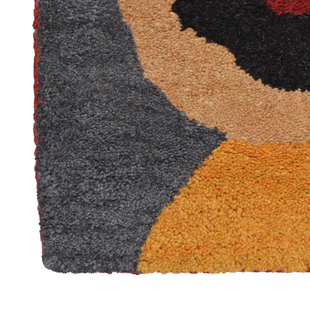 Belfast Hand Tufted Wool Area Rug - Soft & Durable Non-Slip Living Room Carpet for Home Decor - Perfect for Bedroom, Office & Cozy Spaces