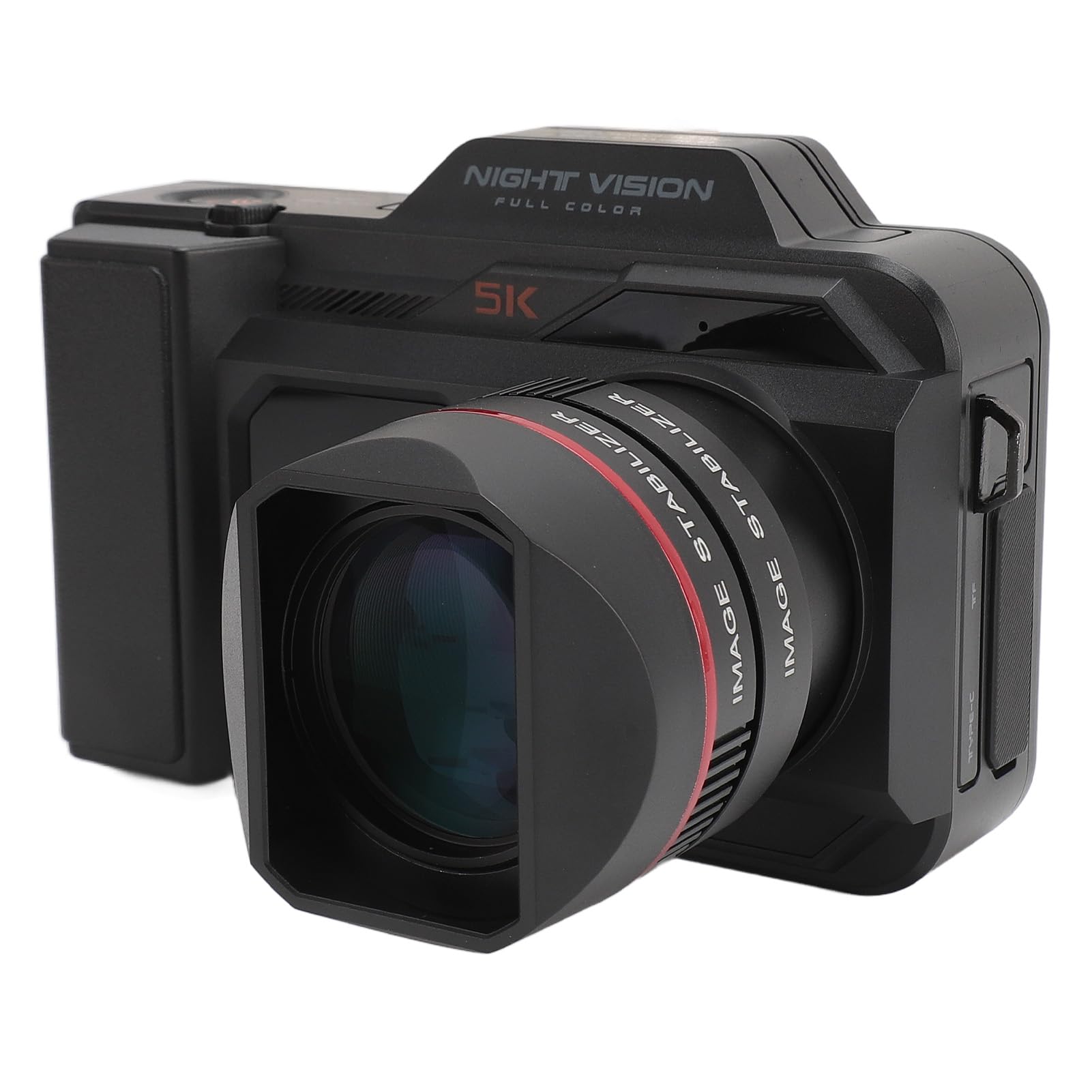 5K Digital Camera with 50MP & 5G WiFi - 4 Inch Touch Screen, 4800mAh Battery - Perfect for Travel Vlogging, YouTube Content Creation & Outdoor Photography