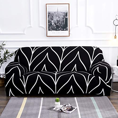 AACHHO Universal Elastic L-Shaped Sofa Slipcover - Stretchable, Slip-Resistant Couch Cover for 1-4 Seat Sofas (90-140cm) - Perfect for Living Room, Home Decor & Pet Protection