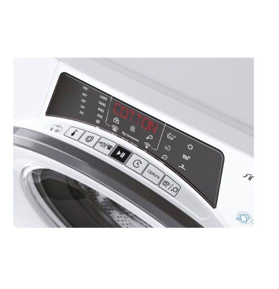 Candy ROW4856DWMCE1 S Rapido 8kg Front Load Washing Machine with 5kg Dryer - Perfect for Small Apartments & Laundry Rooms