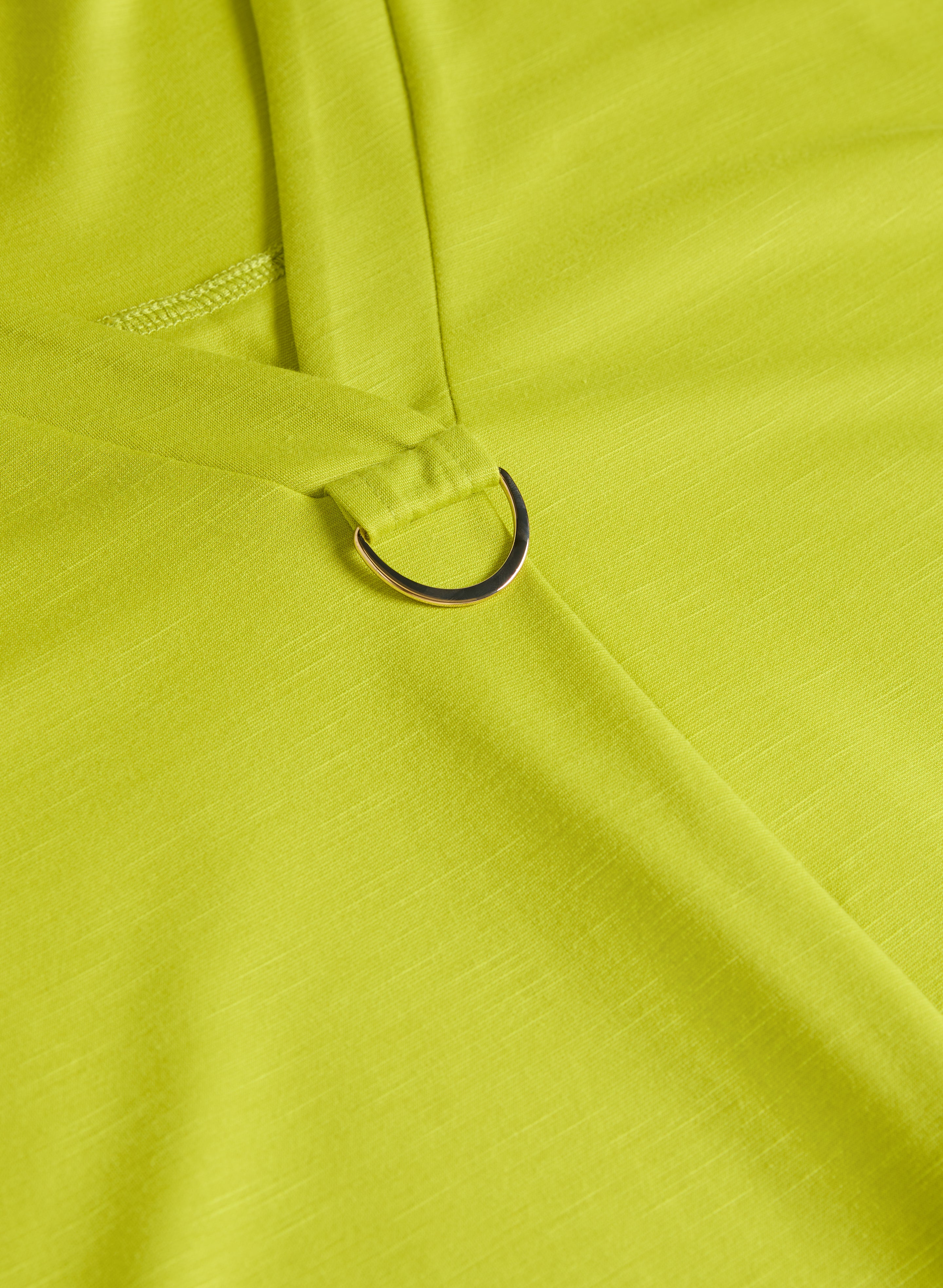 D-Ring T-Shirt for Women - Tropical Green Petite Sizing - Soft Cotton Casual Tee for Everyday Wear & Summer Outfits