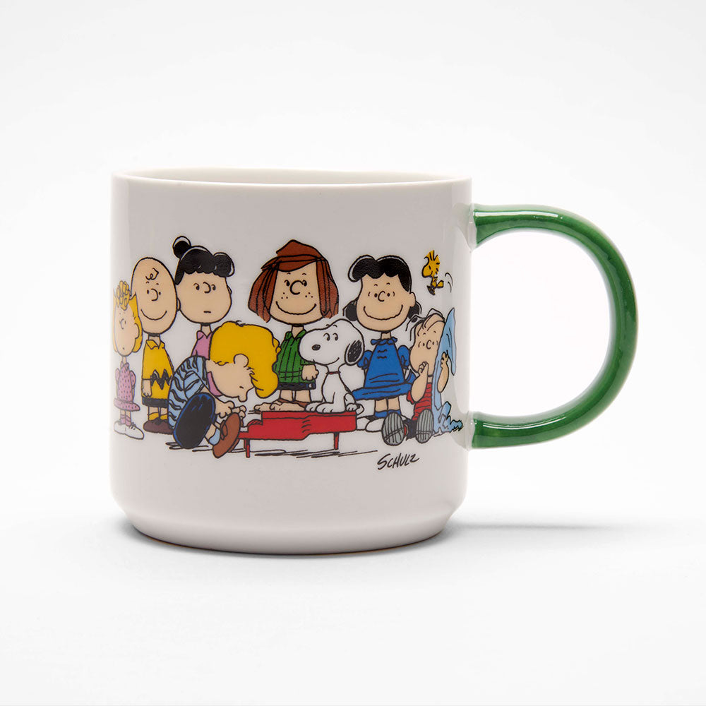 Official Snoopy & Peanuts Gang Ceramic Coffee Mug - 15oz Wraparound Design Collectible Gift for Fans | Perfect for Hot Drinks, Office Use & Holiday Gifting