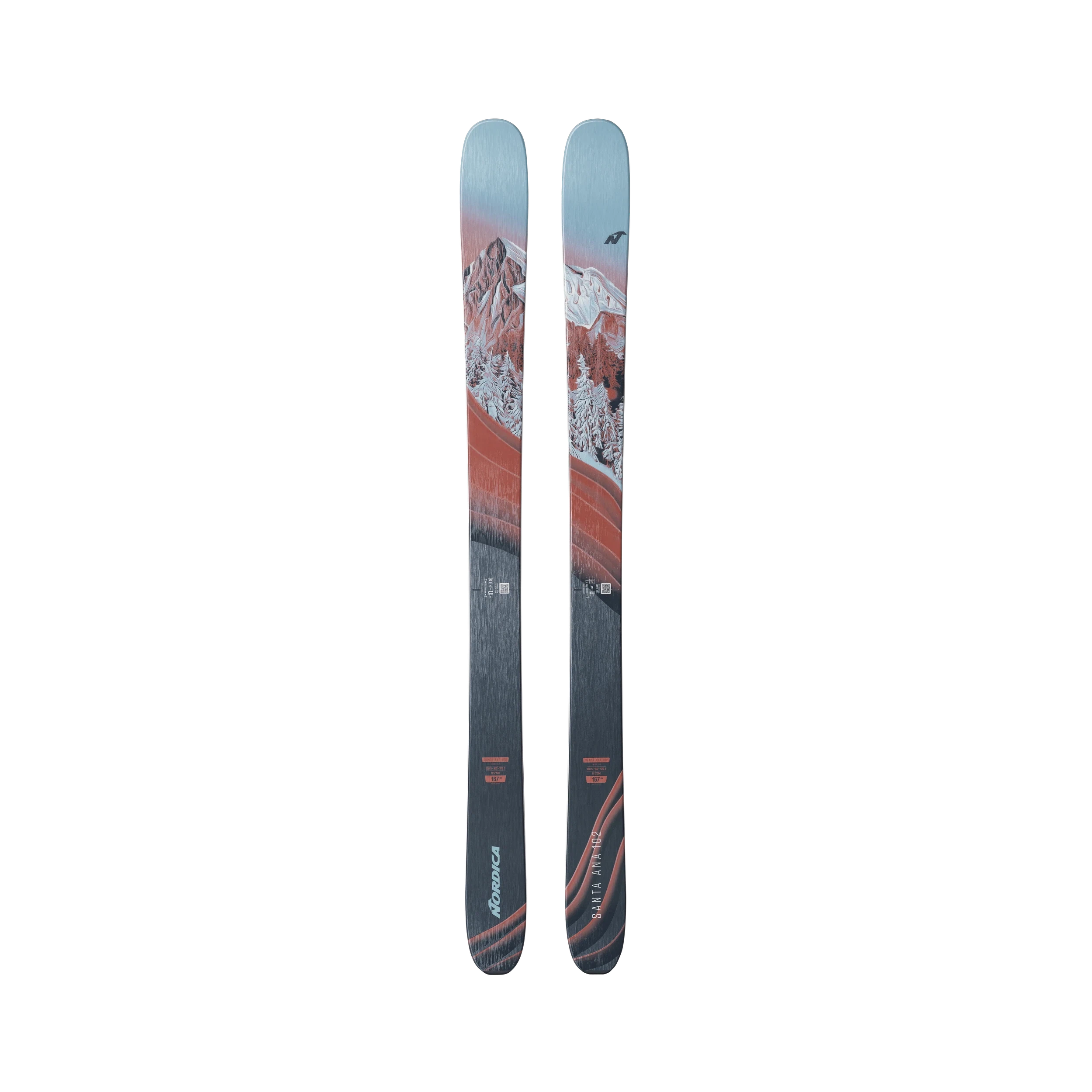 Nordica Santa Ana 102 Women's All-Mountain Skis 2025 - Perfect for Powder, Groomers & Freeride Skiing