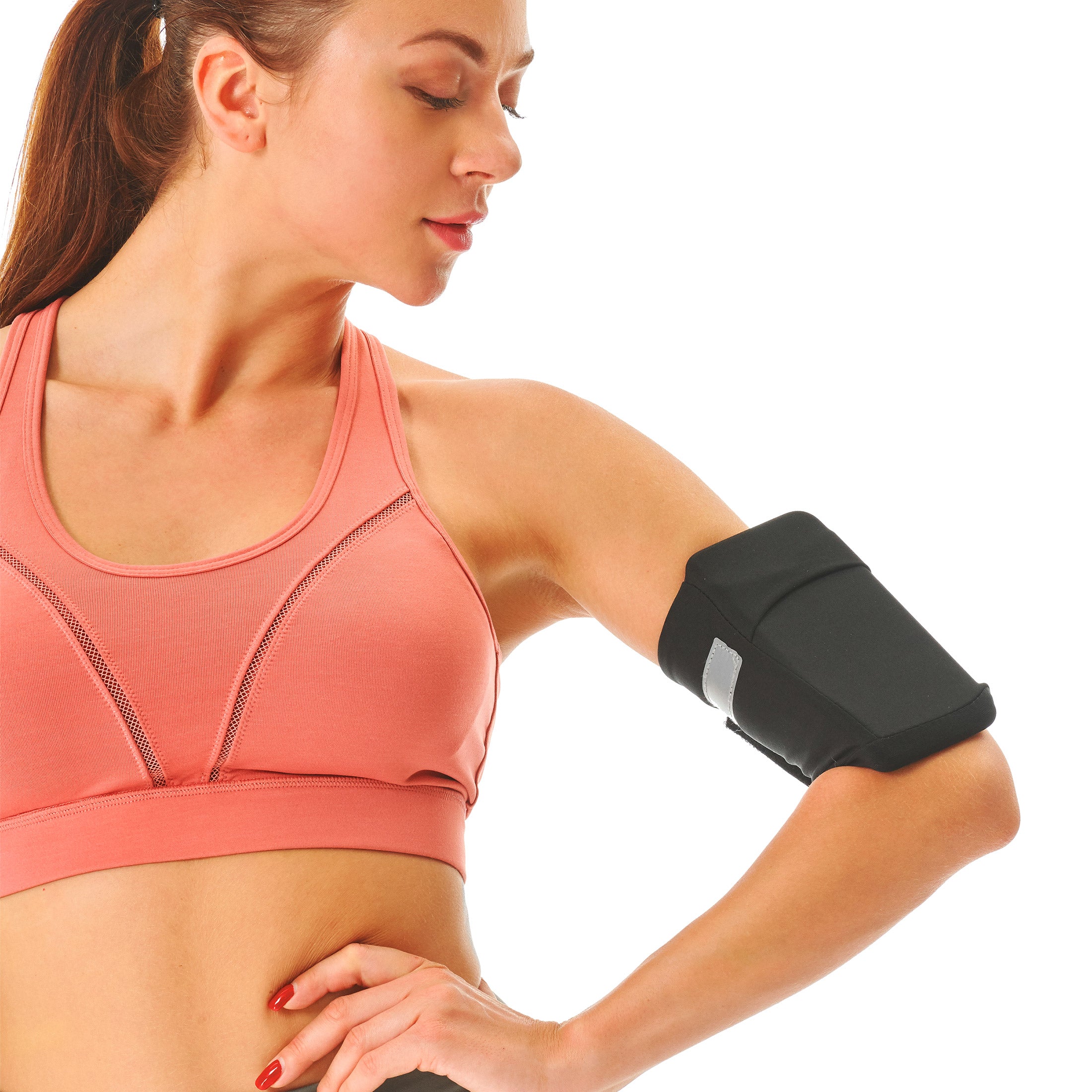 PRCTZ 2 in 1 Adjustable Waist Belt & Arm Band for Running, Gym, Hiking - Secure Phone Holder for iPhone & Android - Perfect for Fitness, Workouts & Outdoor Activities