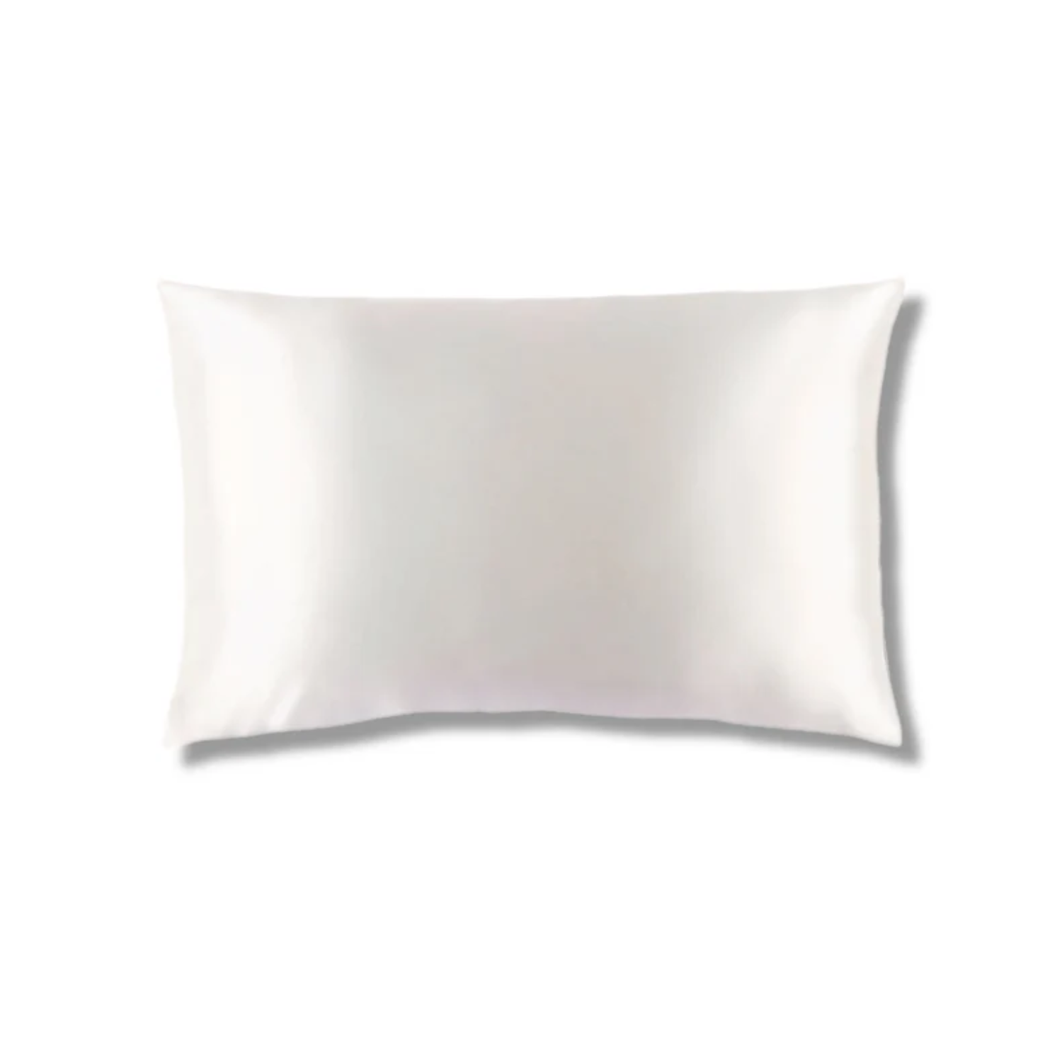 Premium White Organic Silk Pillowcase for Hair & Skin Care - Hypoallergenic 100% Mulberry Silk Pillow Cover for Anti-Aging & Beauty Sleep (Standard/Queen/King) - Perfect for Sensitive Skin & Reducing Bedhead