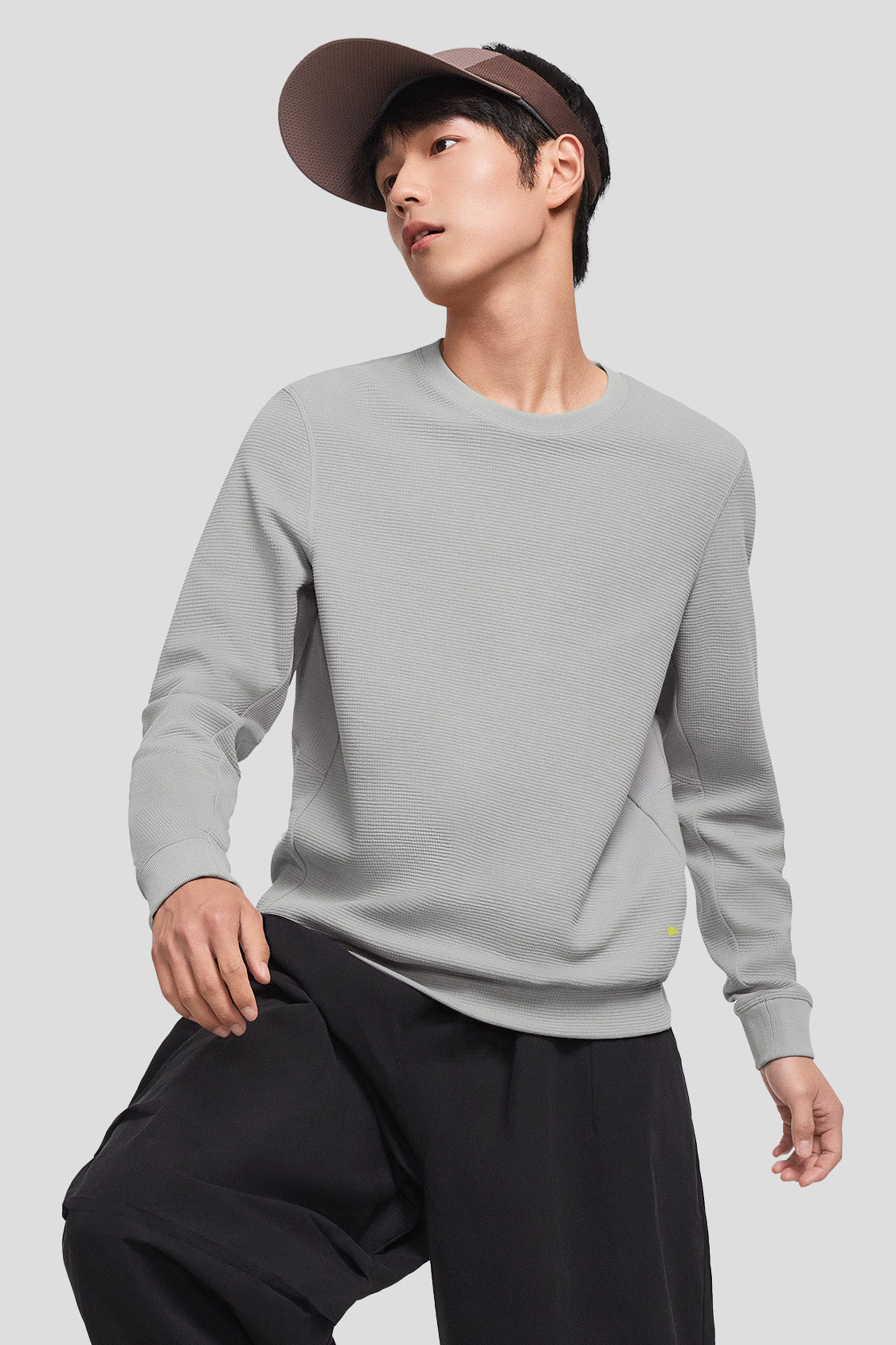 FreshFlex Men's Long Sleeve Moisture Wicking Athletic Shirt - Gym Workout, Running & Outdoor Sports Performance Top