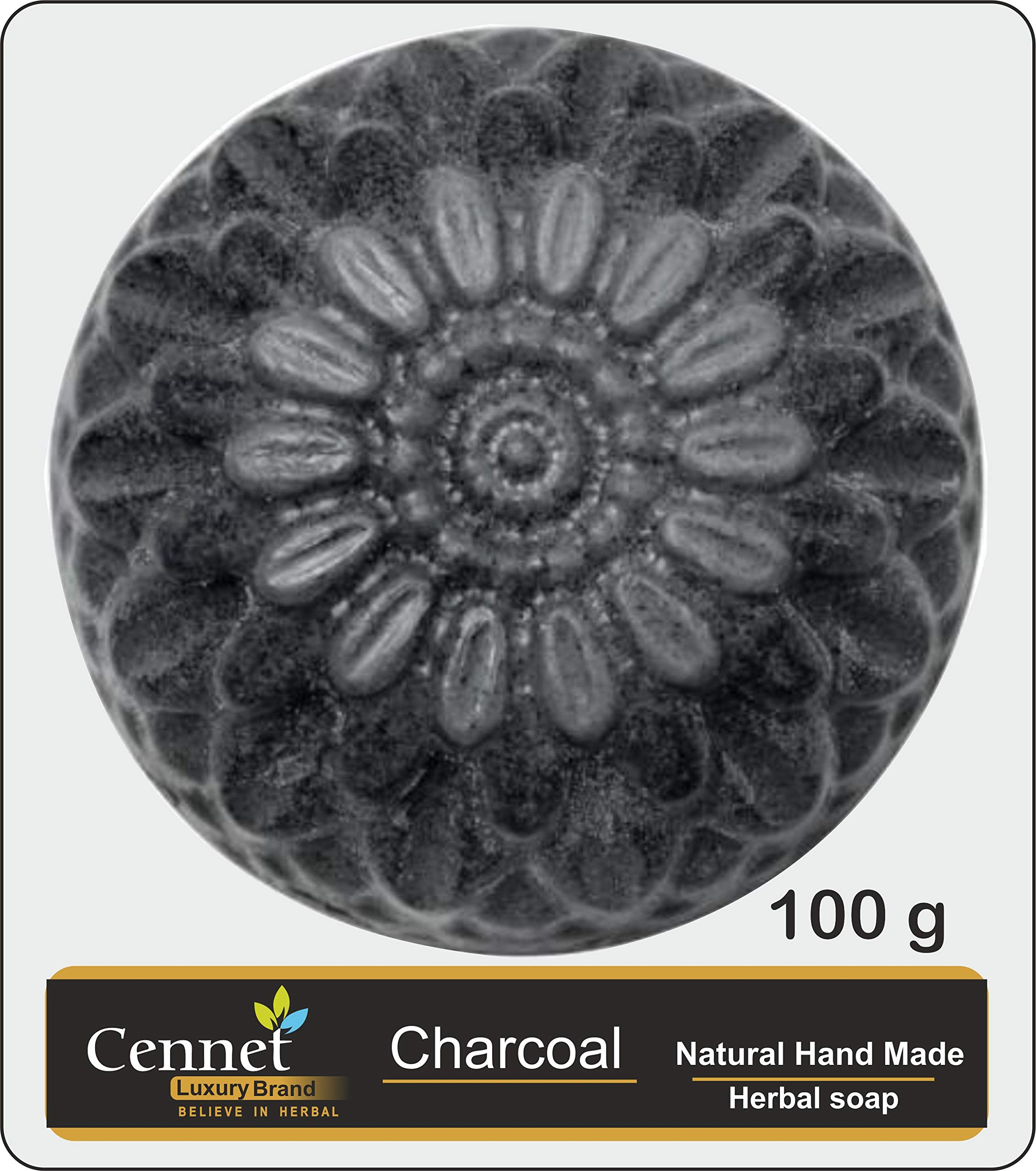 Organic Charcoal Soap for Women – Natural Skin Whitening, Detox Face & Body Cleanser for Acne, Blackheads, Anti-Wrinkle & Pimple Care | Chemical-Free, Handmade Beauty Soap | 100g | Perfect for Daily Skincare & Deep Cleansing Routine