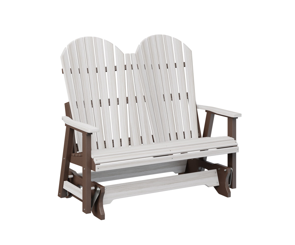 Berlin Gardens Comfo Back Double Glider - Outdoor Patio Swing Bench with Weather-Resistant Cushions - Perfect for Porch, Garden, and Backyard Relaxation