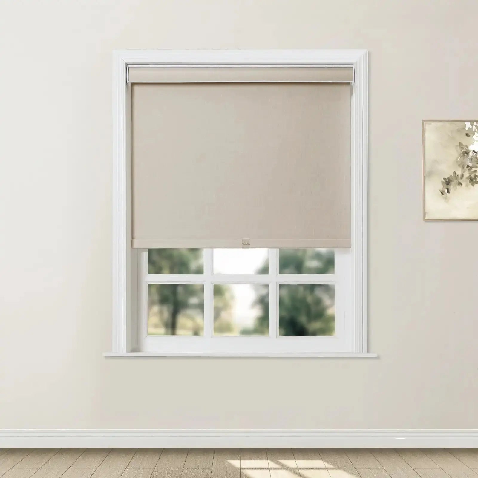 Blackout Cordless Roller Shades for Windows - Room Darkening Window Treatments for Bedroom, Nursery & Home Theater - Premium Fabric by Alvin Boutique