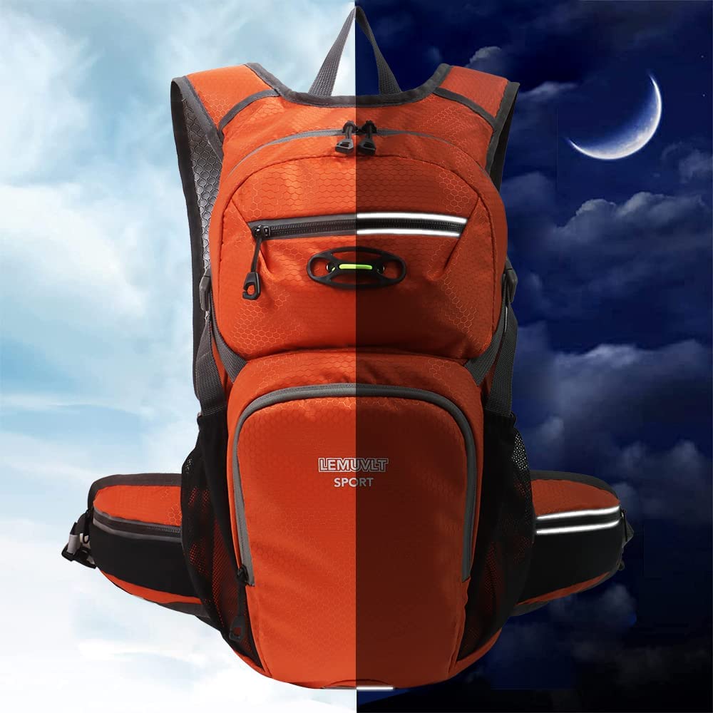 Waterproof 15L Lightweight Hiking Backpack - Durable Daypack for Biking, Skiing, Snowboarding, Running & MTB Cycling - Perfect for Outdoor Adventures & Travel