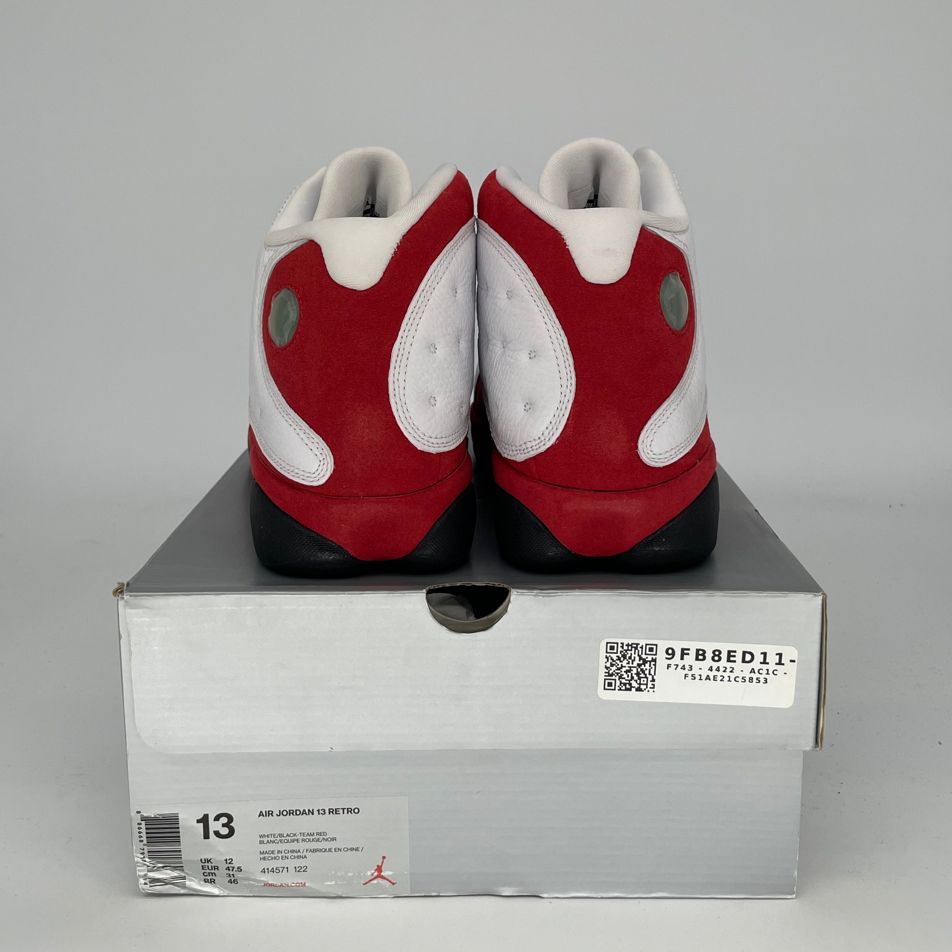 Original Air Jordan 13 Retro 'Chicago' Men's Basketball Shoes Size 13 - 414571-122 | Authentic OG Colorway for Sneaker Collectors & Basketball Players - Perfect for Games, Streetwear & Sneakerhead Collections