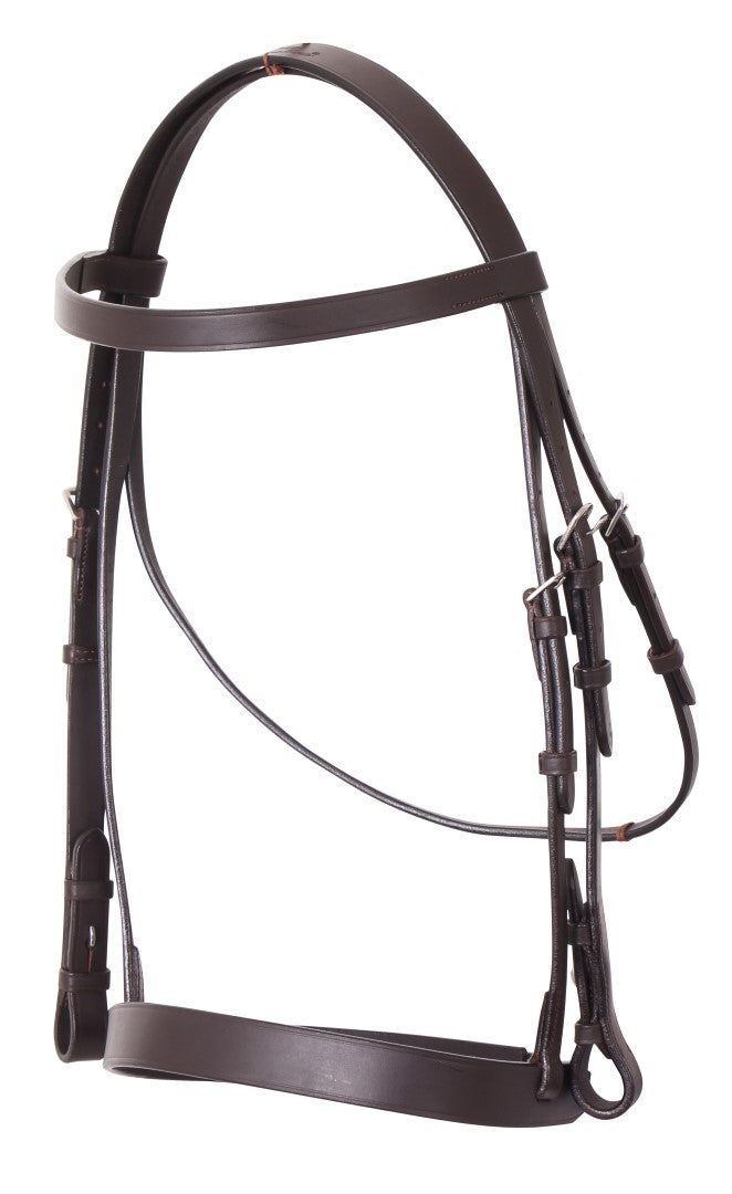Premium Cavallino Show Bridle with Reins - Professional English Horse Riding Equipment for Dressage & Jumping - Perfect for Competitions & Training Sessions